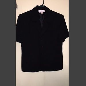 Short sleeve blazer